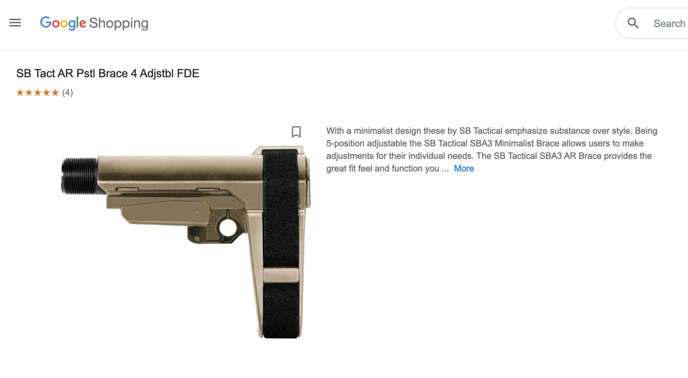 Major Online Marketplaces Allowed the Sale of Pistol Braces, Despite Bans